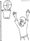 basketball hoop coloring page