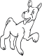 canine coloring page