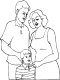 family coloring page