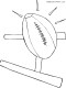 football field goal coloring page