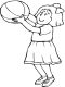 girl coloring page