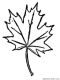 fall maple leaf coloring page