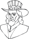 uncle sam coloring page