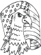 eagle and flag coloring page