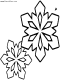 winter snowflakes coloring page