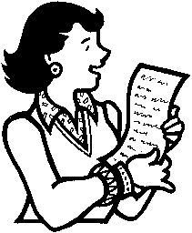 organized woman with list