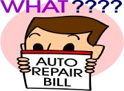 car repair bill